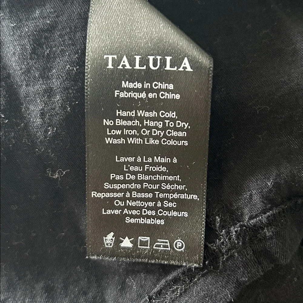 Talula Black Scoop Neck T-Shirt - Picture 4 of 5